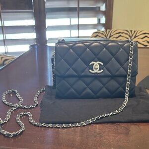 Chanel Navy crossbody bag.